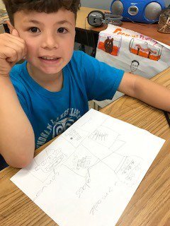 WLES_OCPS's tweet photo. Ms. Wagner's #2ndGrade students embed #arrays in their scenic drawings! Way to go in integrating #math with #art! #Multiplication #KidsLovetoDraw #Learningshouldbefun #GettingReadyfor3rdGrade https://t.co/2t9ppKRTED