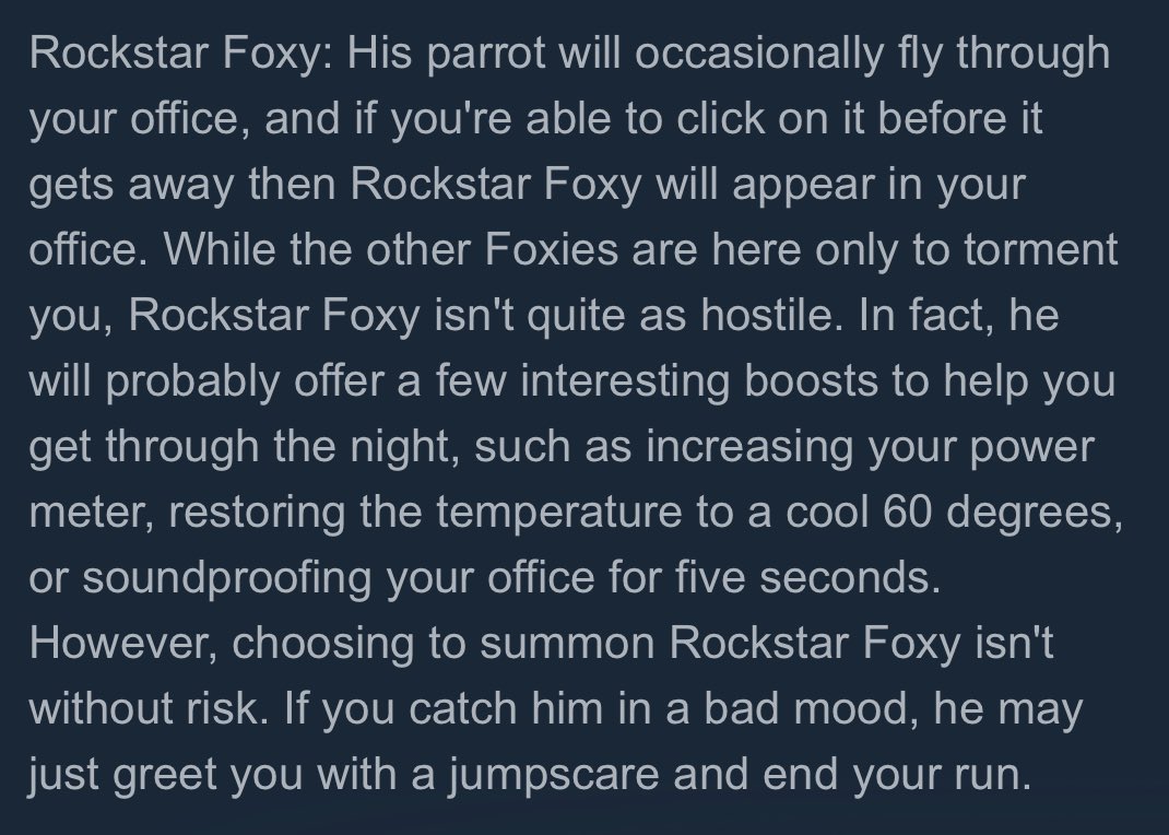 FuhNaff's tweet image. 82%!!!!

Rockstar Foxy has been added!!!!