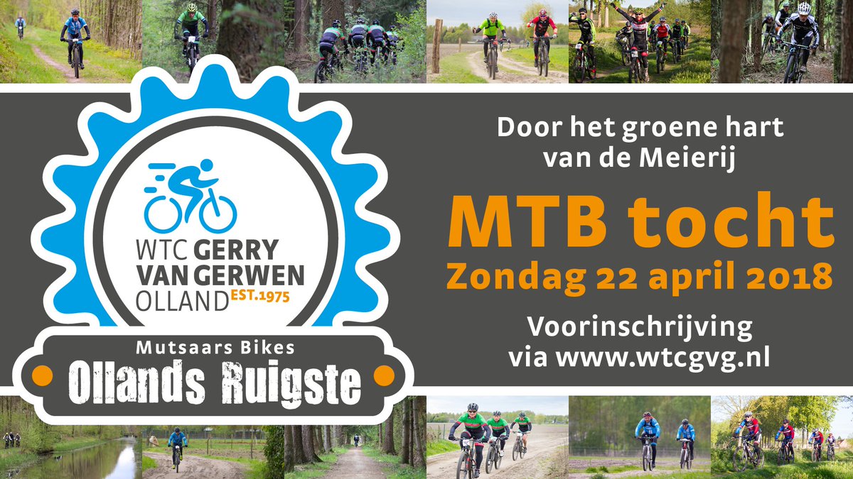 Dit weekend heeft de NTFU de website vernieuwd. Hierdoor heeft de koppeling naar onze voorinschrijvingen tijdelijk niet gewerkt. We willen jullie melden dat de koppeling is hersteld en dat je weer kunt inschrijven voor <a href="/Mutsaarsbikes/">Mutsaarsbikes</a> Ollands Ruigste. wtcgvg.nl/ollandsruigste