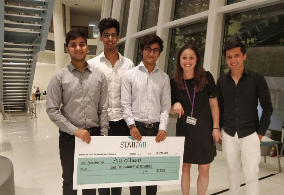 techtownrak's tweet photo. Congratulations Autochain on winning Beyond the Pitch , Thanks for StarAD @AutoChainUAE @NYUADstartAD #startup #entrepreneur #tech https://t.co/YTMb8KyoXl