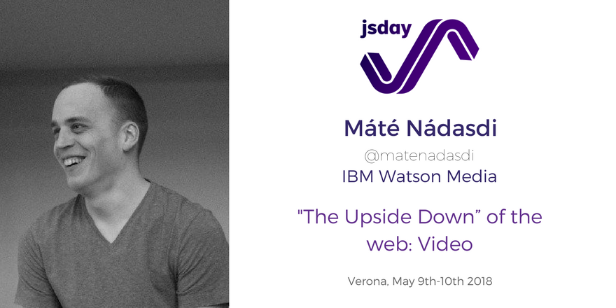 jsconfit's tweet photo. “The Upside Down” of the web: Video" by Máté Nádasdi @matenadasdi 

https://t.co/1KYeaIxTIu

#WebRTC #VR
#js #javascript #conference #jsday https://t.co/AI5PTzW11J