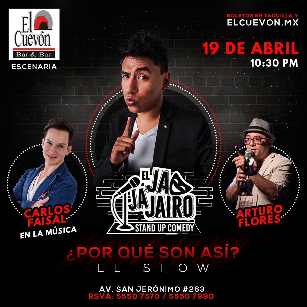 lemonmexico's tweet photo. Tenemos boletos para @eljajajairo 
Dinámica--> Rt a esta publicación, manda a: comunicacionlemon1@gmail.com Tu nombre completo, tu usuario de Tw y un OSO que hayas hecho. 🐻
¡No te quedes fuera! https://t.co/twhHQy6cfT