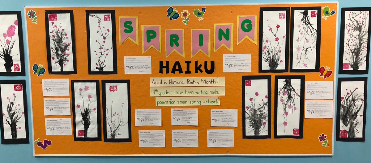 MonarchAnnAACPS's tweet photo. Stunning artwork and poetry by fourth graders @MonarchAnnAACPS #aacpsawesome #childrensguild https://t.co/DKvnqOdxyH