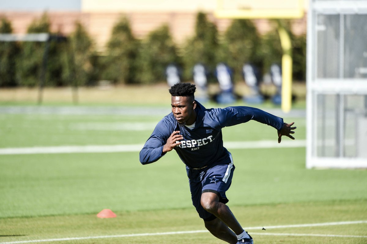 dallascowboys's tweet photo. 1st day for the new kid! https://t.co/Tq8BFqd1nO