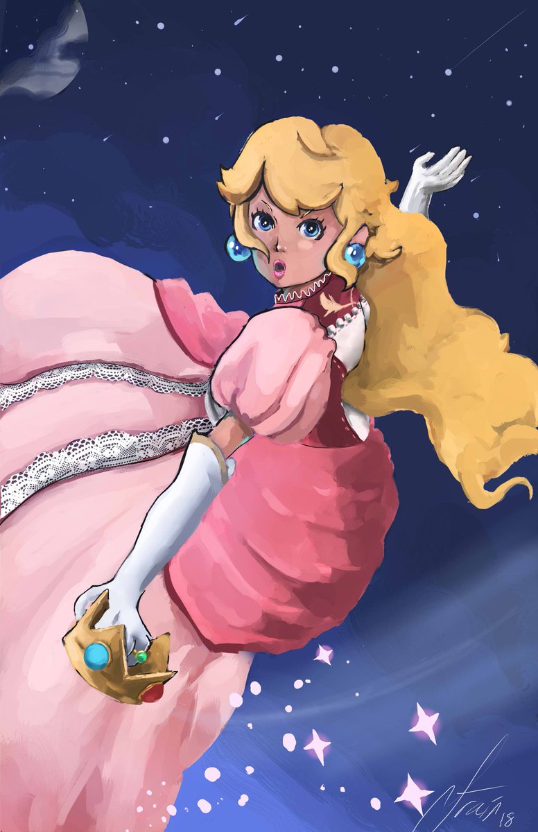 Princess Peach fanart #princesspeach #Peach #Nintendo