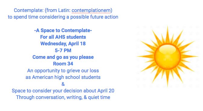 AHS FCA Huddle tweet media