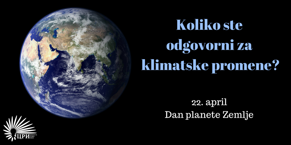 razvojideja's tweet photo. 22. aprila obeležavamo Dan planete Zemlje. 🌏

Centar za razvoj ideja i kafić Polet pozivaju vas na tribinu posvećenu uticaju čoveka na globalno zagrevanje, pod nazivom „Koliko smo odgovorni za klimatske promene?" koja će se održati u nedelju, sa početkom u 18 časova. https://t.co/Bbo5YMw1ZX