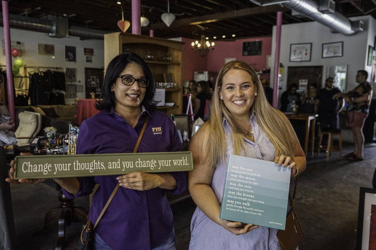 <a href="/FIUBusiness/">FIU Business</a> Master of Science in Marketing students are making a difference for <a href="/LotusHouse1/">Lotus House Shelter</a> helping homeless women &amp; kids in Miami. And shopping at <a href="/LotusHouseChic/">Lotus House Thrift</a>. @FIUMSM Students have  obtained $40K in donations/sponsorships #socialmangos #cohort5forever #buzzatbrickell