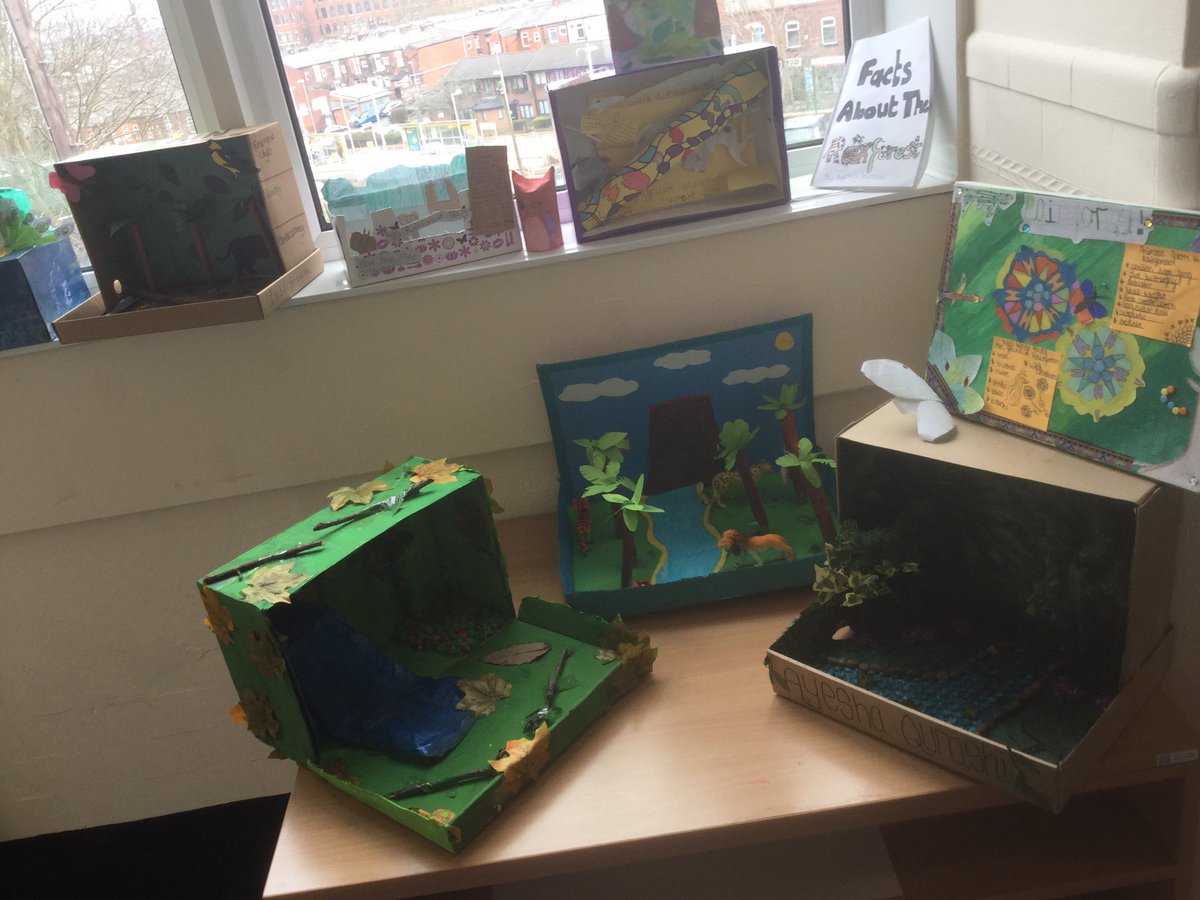 Richmond_HT's tweet photo. What fabulous home learning about the rainforest from Amethyst & Citrine class! How impressive! #easterprojects https://t.co/uUt0XiOeP1