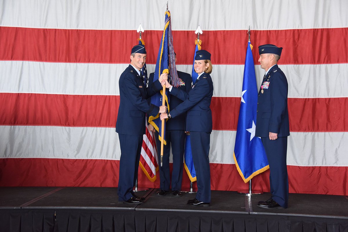History made! @419fw at @HAFB welcomed its 1st female commander today during a #ChangeOfCommand ceremony. Col. Regina “Torch” Sabric, who has flown #CombatMissions & piloted nearly a dozen different aircraft, will also be the wing’s 1st female #F35 pilot. #UFReserve @USAFReserve