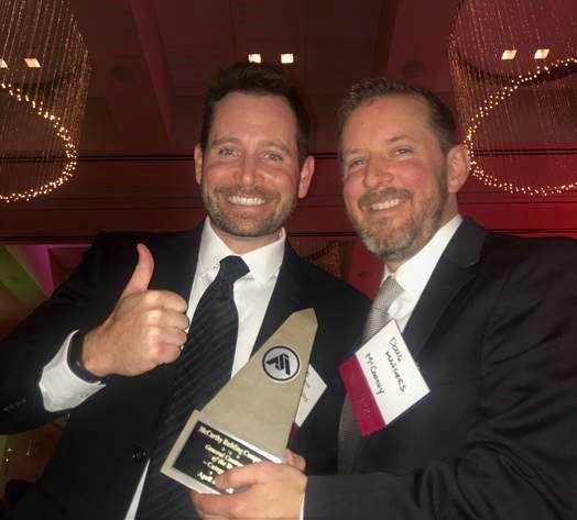 McCarthyBuild's tweet photo. We were honored to accept the GC of the Year Award at Saturday’s @ASAMWC Awards Gala. Congratulations also go to @LANDCOConstruct, Kadean Construction and the other winners! https://t.co/OEQlrKT3C0 #McCarthyProud #BuildingCommunities #STLconstruction https://t.co/OvuLTaO3p2