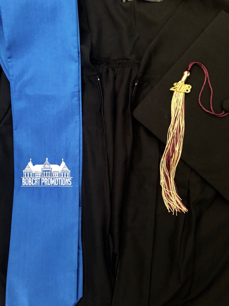 If you are graduating this semester and want a #BPR stole, meet with Professor Kaufman after today’s meeting. #txstbpr #smtx #bobcats #graduation