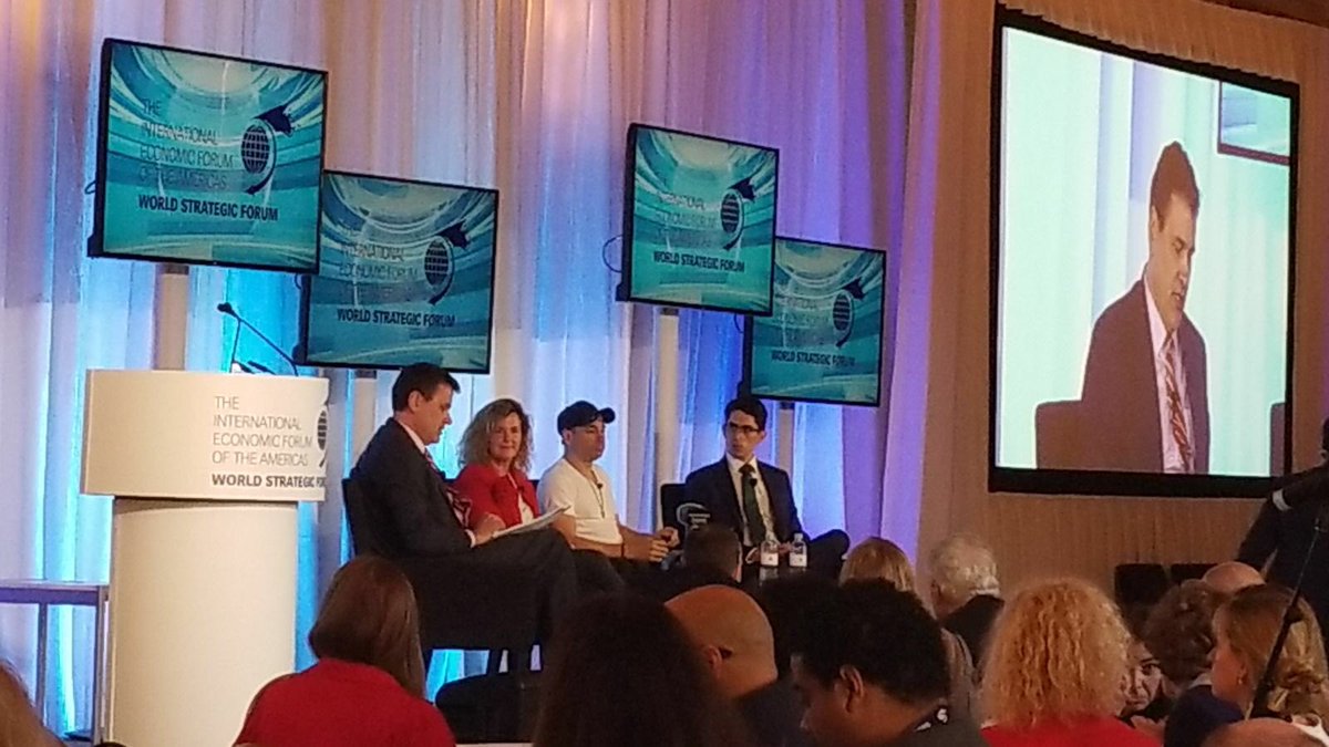 TheVentureCity's tweet photo. Our founder and CEO @Lauragestefani on a panel at the #WorldStrategicForum in #Miami! She talked talent development and education in tech 🙌🏽 https://t.co/BhgctSTpMS