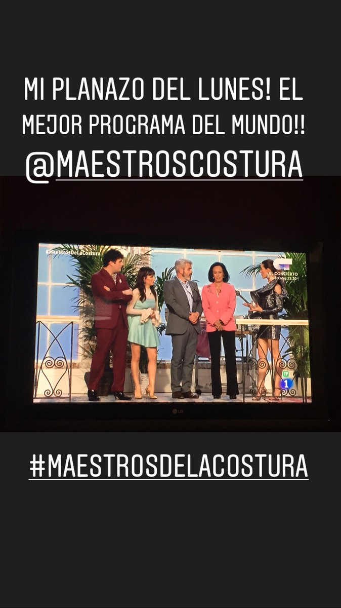 Pilaritha's tweet photo. Por favor que no acabe NUNCA!!!! @costuramaestros #MaestrosDeLaCostura #maestrosdelacostura @MaestrosCostura https://t.co/IOQ4JI0Hsf