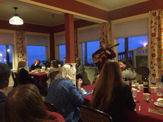 ORWritersColony's tweet photo. At the 31st OWC Annual Conference -- @kenscholes serenades us! https://t.co/RkSALpAa8e