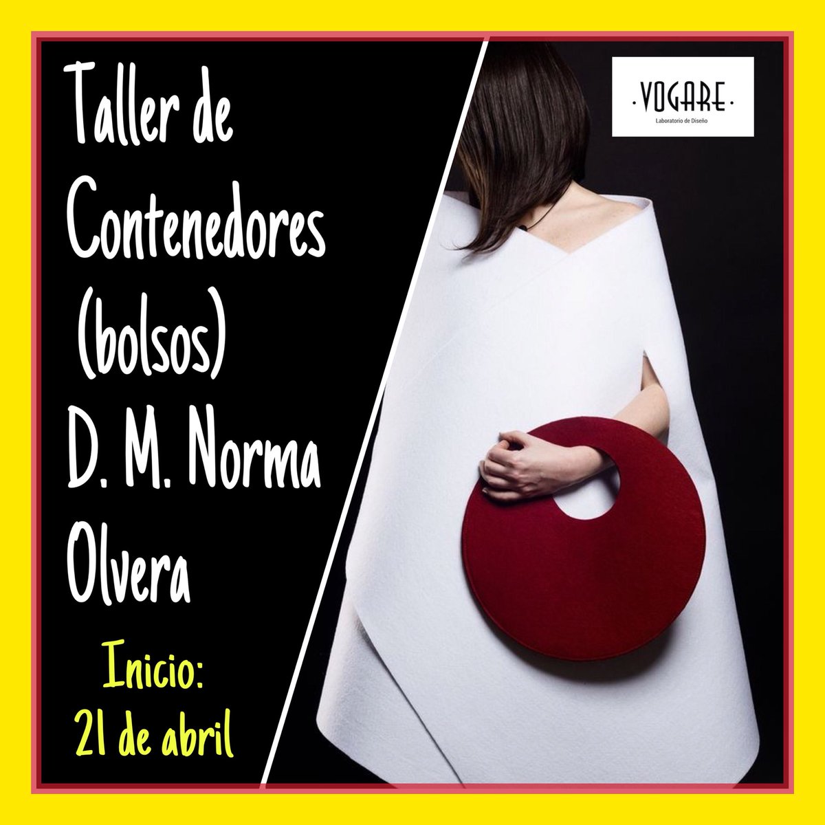 VogareLab's tweet photo. Nos quedan pocos lugares ¡INSCRÍBETE! Informes contacto@vogare.com.mx WhatsApp 5564443591 #Talleres #Taller #bolsos #bags #fashiondesigner #fashiodesign #VogareLaboratoriodeDiseño @VogareLab @olveranormamoda https://t.co/XcvngkuaWF