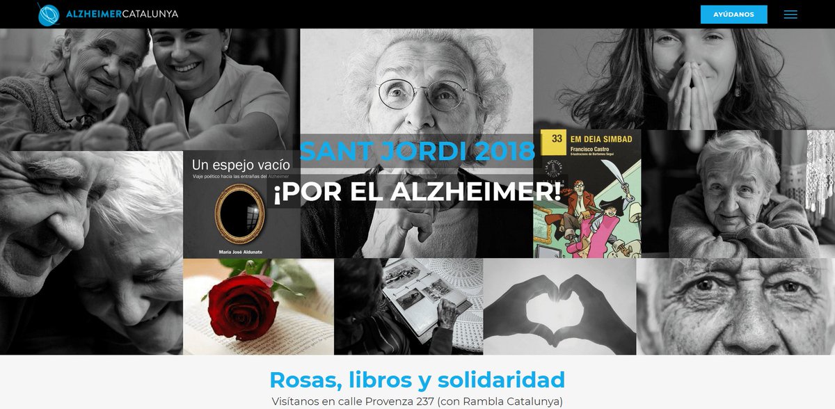 diadellibro's tweet photo. Ejemplo de Día del Libro Solidario: Rosas, libros y solidaridad. Concienciar sobre las demencias, autores que han creado obras con un nexo común: la Enfermedad de Alzheimer, rosas, gomas solidarias para que no se borren los recuerdos, y libros. @Alzheimer_Cat #DíadelLibro https://t.co/zfPE5Lc5lG