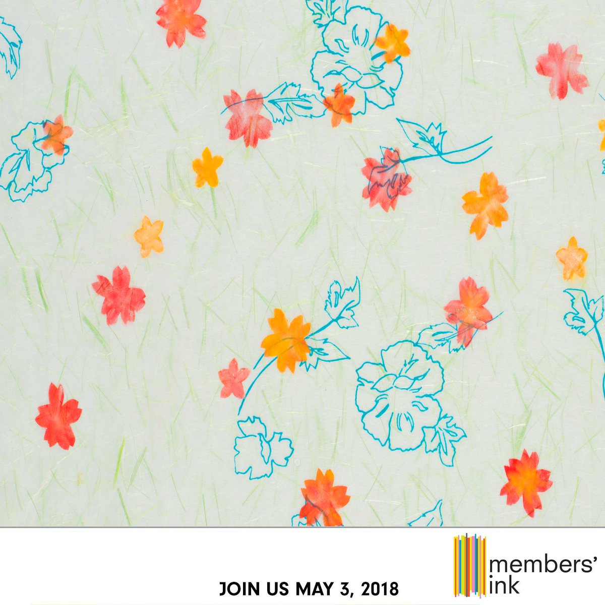 openstudioTO's tweet photo. #MembersInk2018 is a silent auction of original fine art prints—including etching, lithography, relief, and screenprints—by artist members.
Image (detail): Carlina Chen, Spring Equinox, 2018, screenprint, pochoir, 25" x 16.5". #Screenprint #Art #Toronto #EmergingCollector https://t.co/zuAkWMseA0