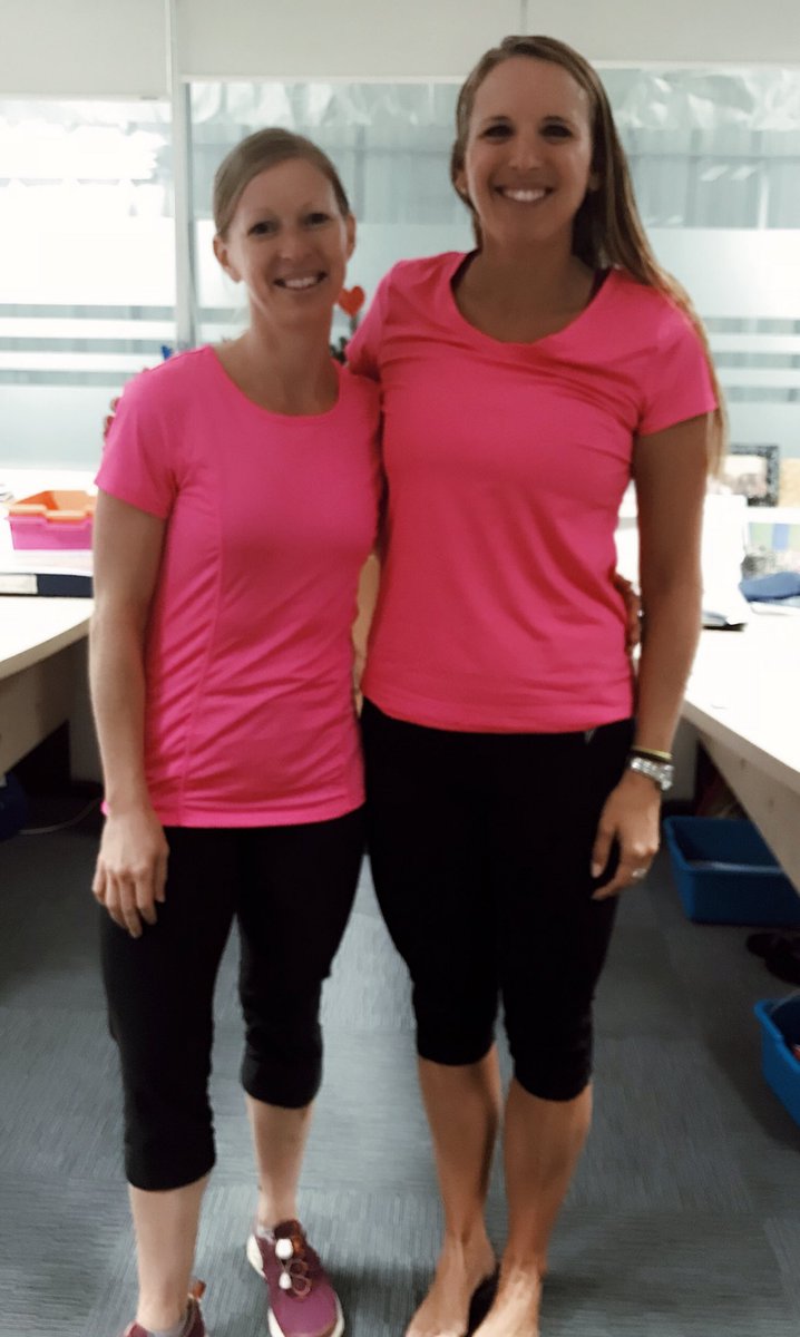 AdrianBrink1's tweet photo. Twinning in the High School PE department #SpiritWeek #TwinDay @JISofficial https://t.co/qlefIZdBSF