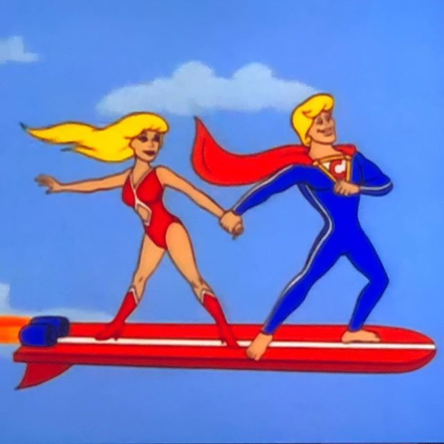 CartoonClubCC's tweet photo. Hero High s01e01 "Boo Who" (1981) #herohigh #filmation #animatedseries #gloriousgal #captaincalifornia #flyingsurfboard #saturdaymorningcartoons #80s #ccaftermath #CartoonClubCC https://t.co/b9EkdZzBrd https://t.co/joHFHThDBG