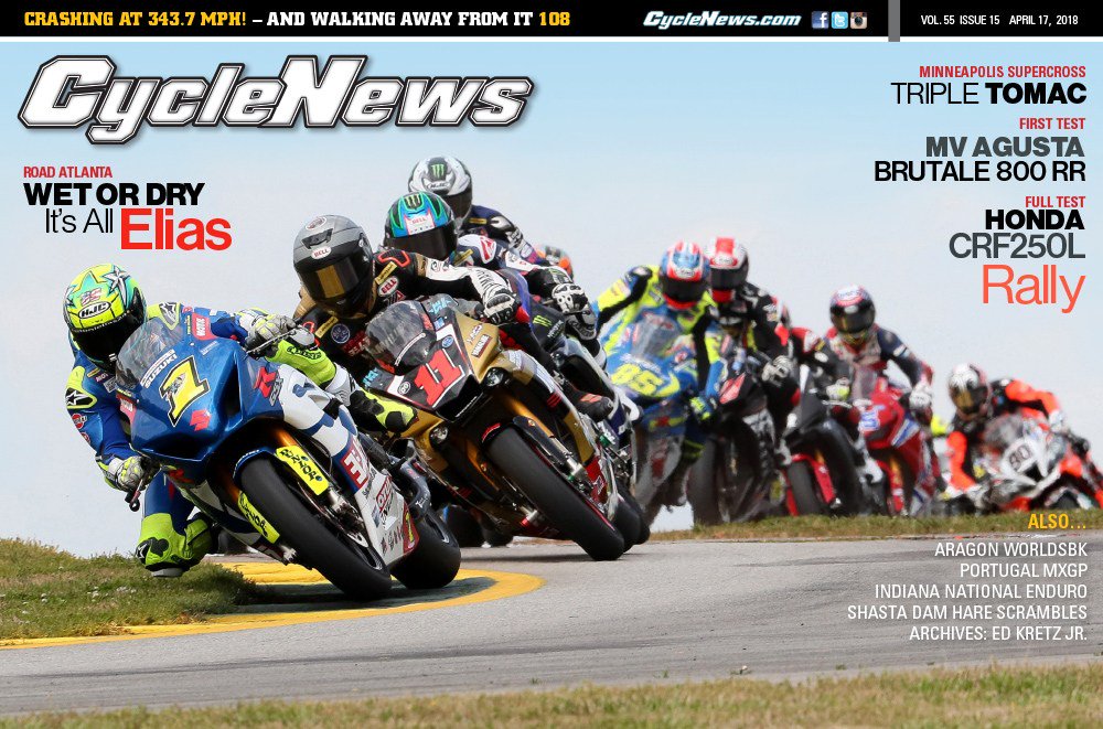 Cycle News #15: MotoAmerica Opener, MV Agusta Brutale 800 RR First Test… cyclenews.com/2018/04/articl…