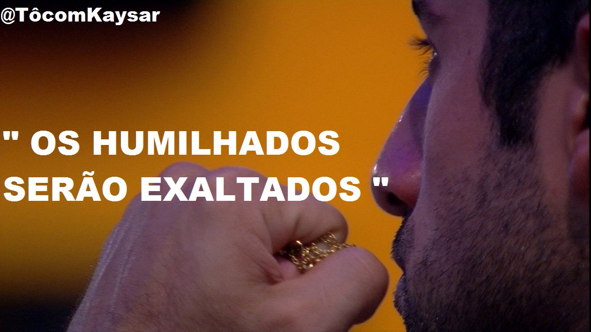 BBB18Twitando's tweet photo. Kaysar chora e sofre a dor da saudade há quase 8 anos, perdeu o amor brutalmente, foi espancado por acreditarem Deus, quase morreu e NUNCA perdeu a fé! Deus é misericordioso e CHEGOU a hora da BONANÇA e do reencontro com os pais. Tenho certeza KAYSAR CAMPEÃO 👊👊👊 https://t.co/cAcaYIcKbw