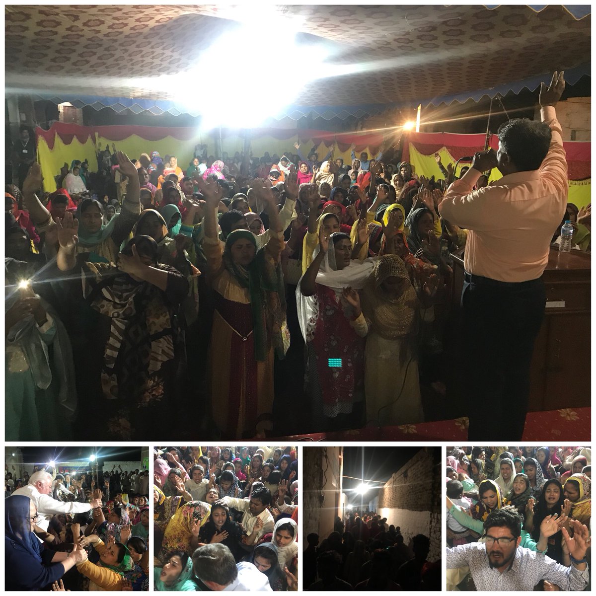 RevCGRobinette's tweet photo. So humbled to have been with such incredible hero’s of the Faith ... Bro. &amp; Sis. Allan Shalm, @PastorStark @Khalidupc ... God filled at least 227 with the Holy Ghost &amp; there were at least 900 notable miracles!! Being with them felt like I was in the land of giants!!! https://t.co/kiKw9yvqML