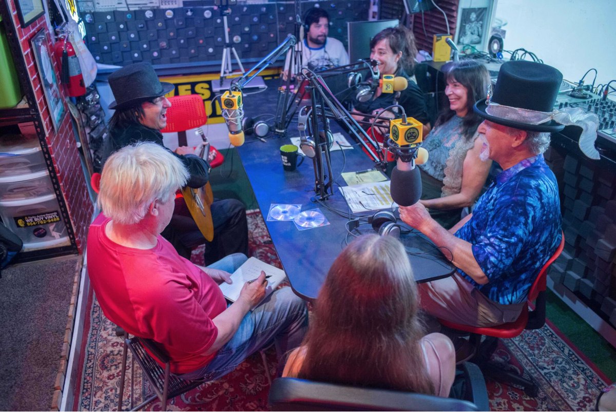 rivet_nation's tweet photo. Today we were live at Jolt Radio and had a wonderful time with our host Buzz! You and John Rock! @JoltRadio #radio #podcast #miami #steampunk https://t.co/AHxe0R2l9u