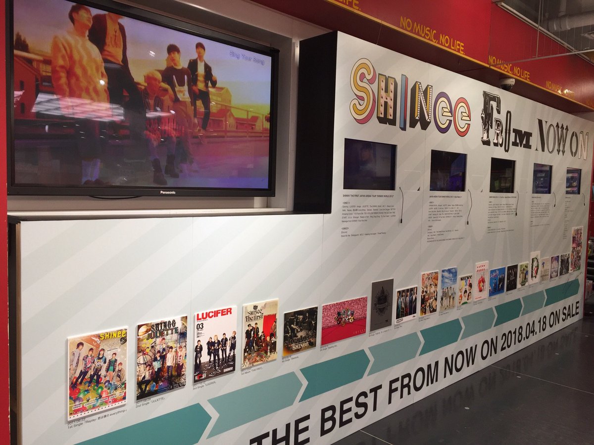【SHINee】 SHINee日本活動の集大成、初のベストアルバム『 SHINee THE BEST FROM NOW ON』本日入荷致しました！ SHINeeの歴史と未来を感じるアルバムが完成！渋谷店では様々な施策をご用意してシャヲルの皆様のご来店を心よりお待ちしております♡ #SHINee #タワ渋kpop #Forever5HINee #FromNowOn