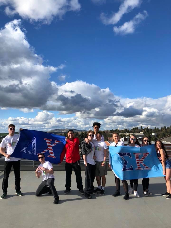WSUSigmaKappa's tweet photo. Team 1 had the time of our life! ALERT...who took our baby!??! @WSUGW18 https://t.co/a8qrSnVYRv