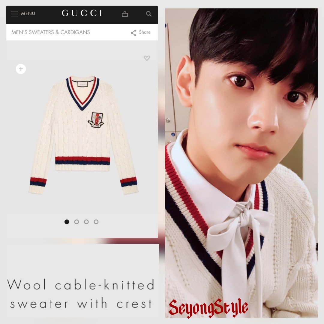 Seyong_Style's tweet photo. 🌠#SeyongStyle 🌠 #Guccification
📆 24.02.2018 🎙#MyNamePRESENT 🎙 🇰🇷 Fan Meeting - Backstage with #Myname members &amp; HotShot #Timoteo 
👕 #GUCCI Wool Cable-Knitted Sweater with Crest 
©️Rights @gucci #Seyong IG 👉 https://t.co/1Cuv7DAB8J
#️⃣
#Seyong #세용 #セヨン #Kpop #Jpop https://t.co/Tgk3iWhl79