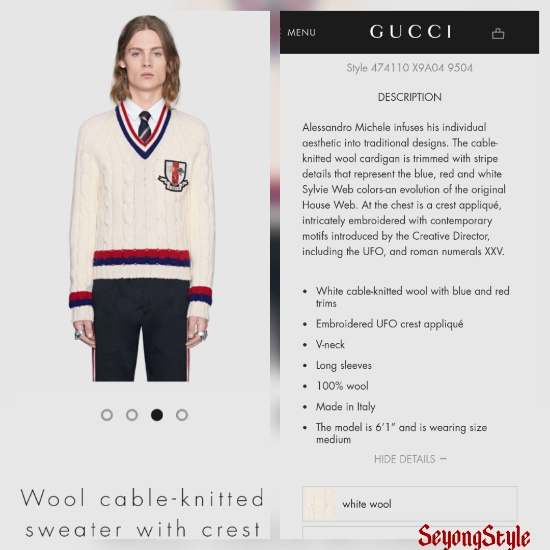 Seyong_Style's tweet photo. 🌠#SeyongStyle 🌠 #Guccification
📆 24.02.2018 🎙#MyNamePRESENT 🎙 🇰🇷 Fan Meeting - Backstage with #Myname members &amp; HotShot #Timoteo 
👕 #GUCCI Wool Cable-Knitted Sweater with Crest 
©️Rights @gucci #Seyong IG 👉 https://t.co/1Cuv7DAB8J
#️⃣
#Seyong #세용 #セヨン #Kpop #Jpop https://t.co/Tgk3iWhl79