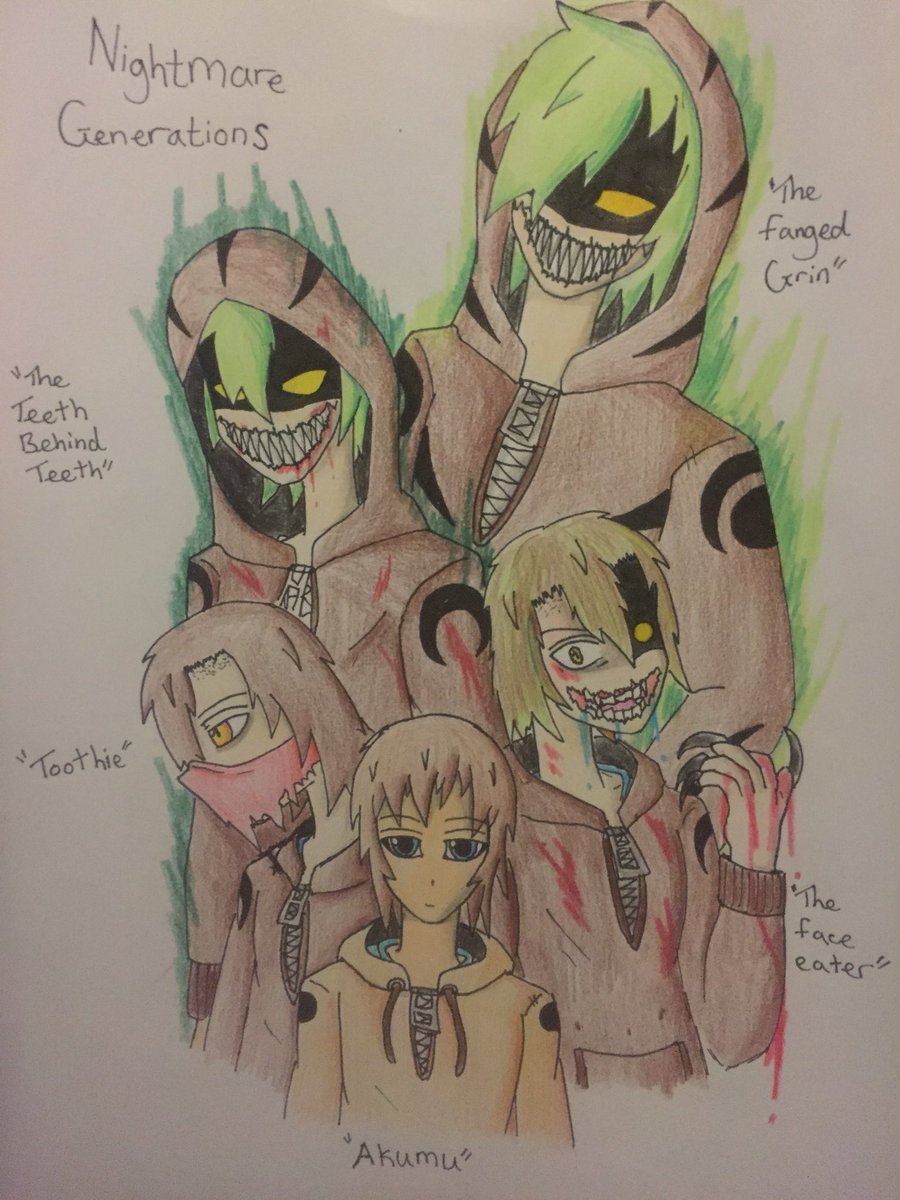 ReqSanddlers's tweet photo. Celebrating nearly 20 years of my Oc Nightmare ^^ from human to The Fanged monster that I still love today ❤️ https://t.co/s7E5RBDEf6