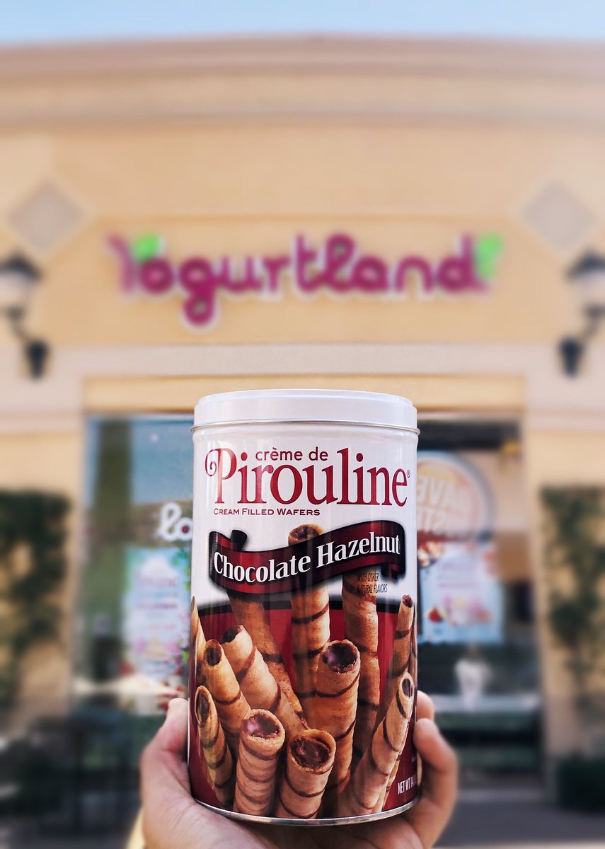 pirouline's tweet photo. Swirl with us @Yogurtland 😋 https://t.co/Hcu8PjjJwN