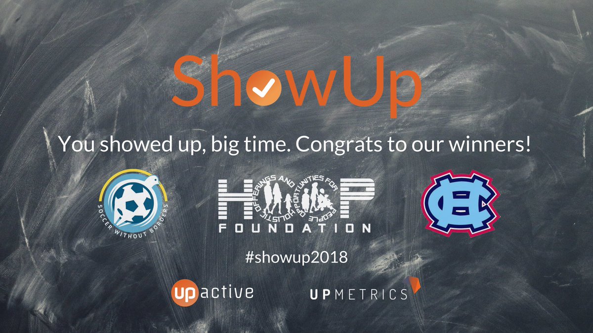 upmetricsapp's tweet image. Our first annual ShowUp Contest is in the books! Thanks to all who participated! And the winners are... medium.com/upmetrics-data… #showup2018