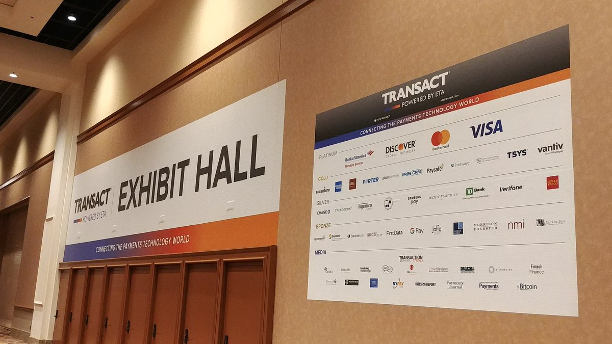 TRANSACTShow's tweet photo. Gearing up for the biggest and best show in #payments - join the conversation using #ETATRANSACT https://t.co/X0RrzdruzZ