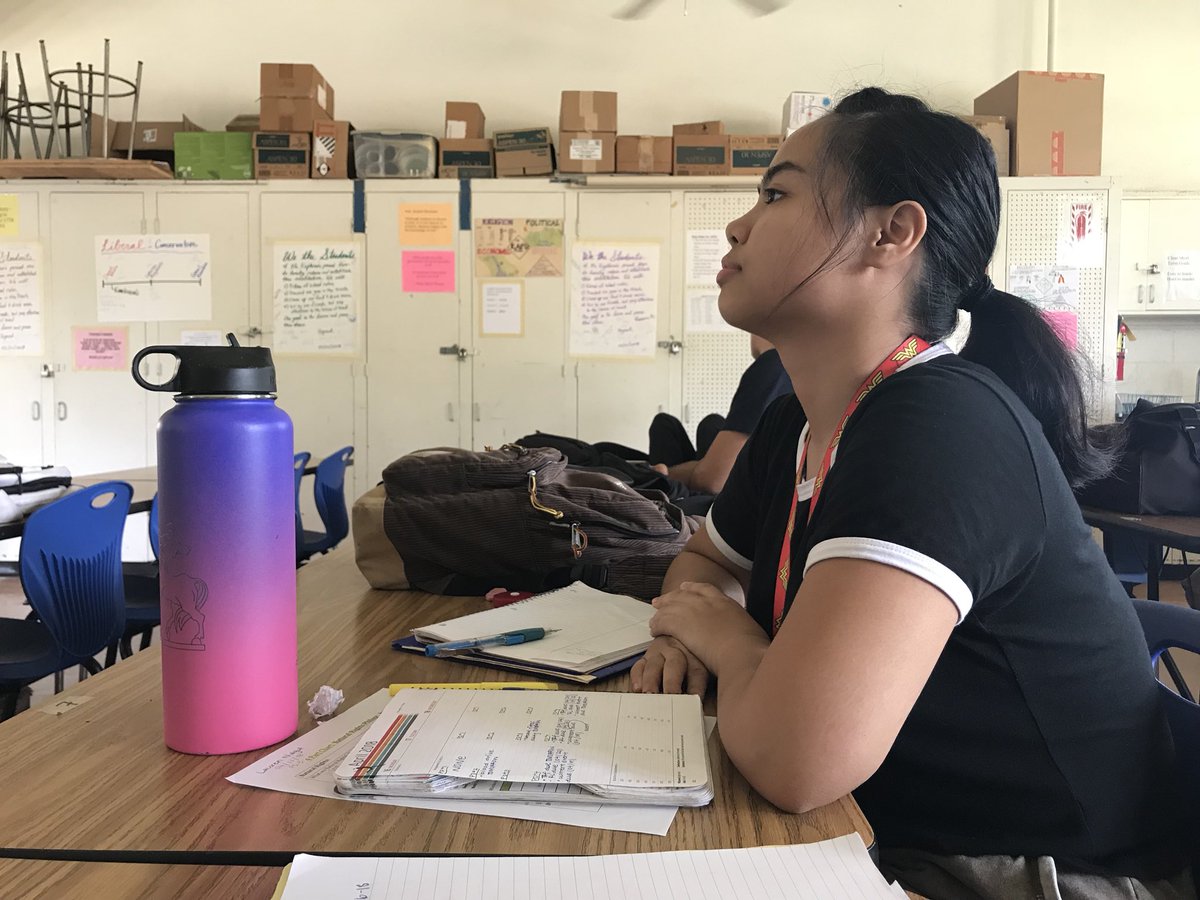 808Bray's tweet photo. I got that POWER, POWER, POWER!
Student Lauren N. payd attention to the notes being given to her on authority and power and how they are different. “Authority is morality!” She said. #snwhs https://t.co/eZbcG0RWpO