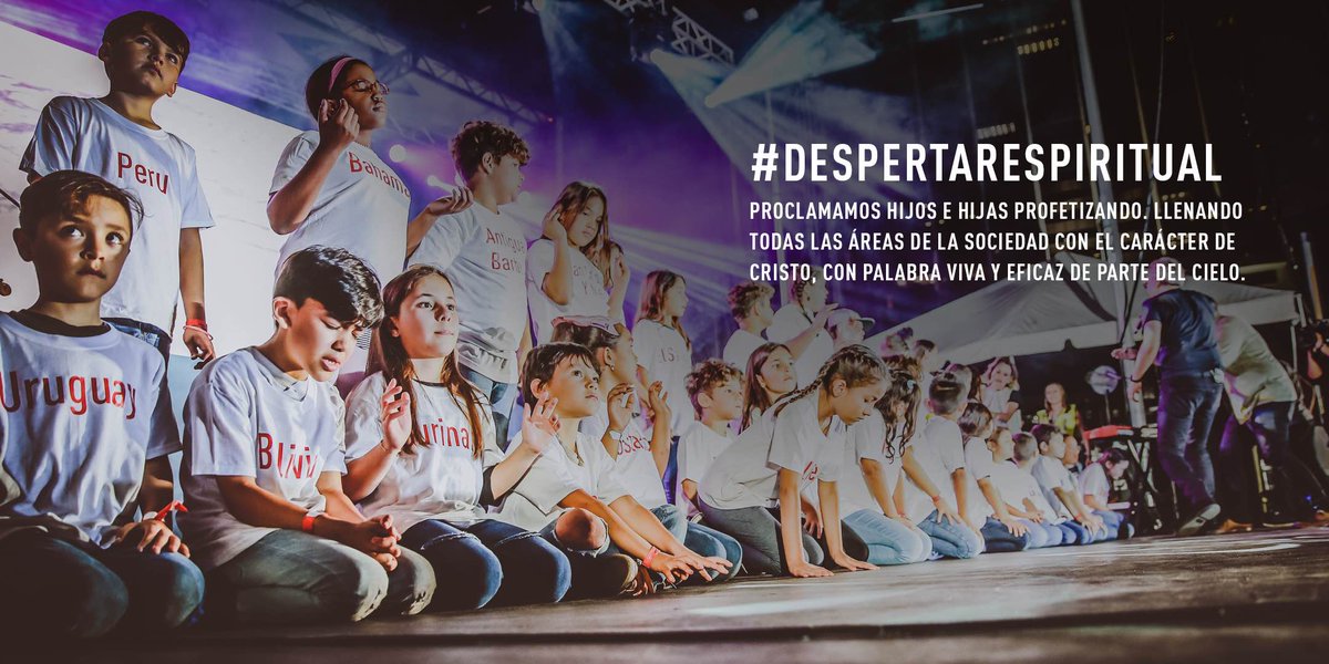 En vez de temor viviremos el amor de Dios. En vez de oscuridad viviremos en la luz de Dios.
Y proclamamos hijos e hijas profetizando. Llenando toda las áreas de la sociedad con el carácter de Cristo, con palabra viva y eficaz de parte del cielo. #DespertarEspiritual #AdoraAJesus