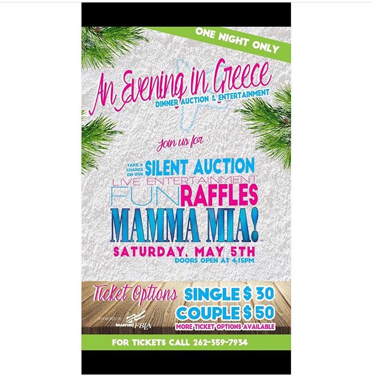 bradfordsfbla's tweet photo. We are having a fundraiser May 5th to support our members who are going to Nationals in Baltimore! Please dm us to let us know if you want to donate or buy tickets! https://t.co/Yj1bxDPY7B