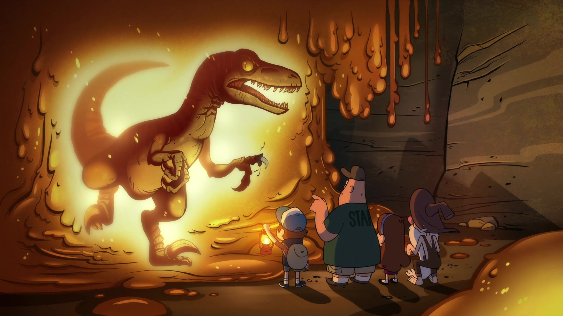 Ck2cartoon Twitterissa 今日は恐竜の日という事なので 当然 恐竜も出てくる怪異特盛ディズニーアニメ グラビティフォールズを皆さん宜しくお願いします 恐竜の日 T Co 10pbbplfnz Twitter