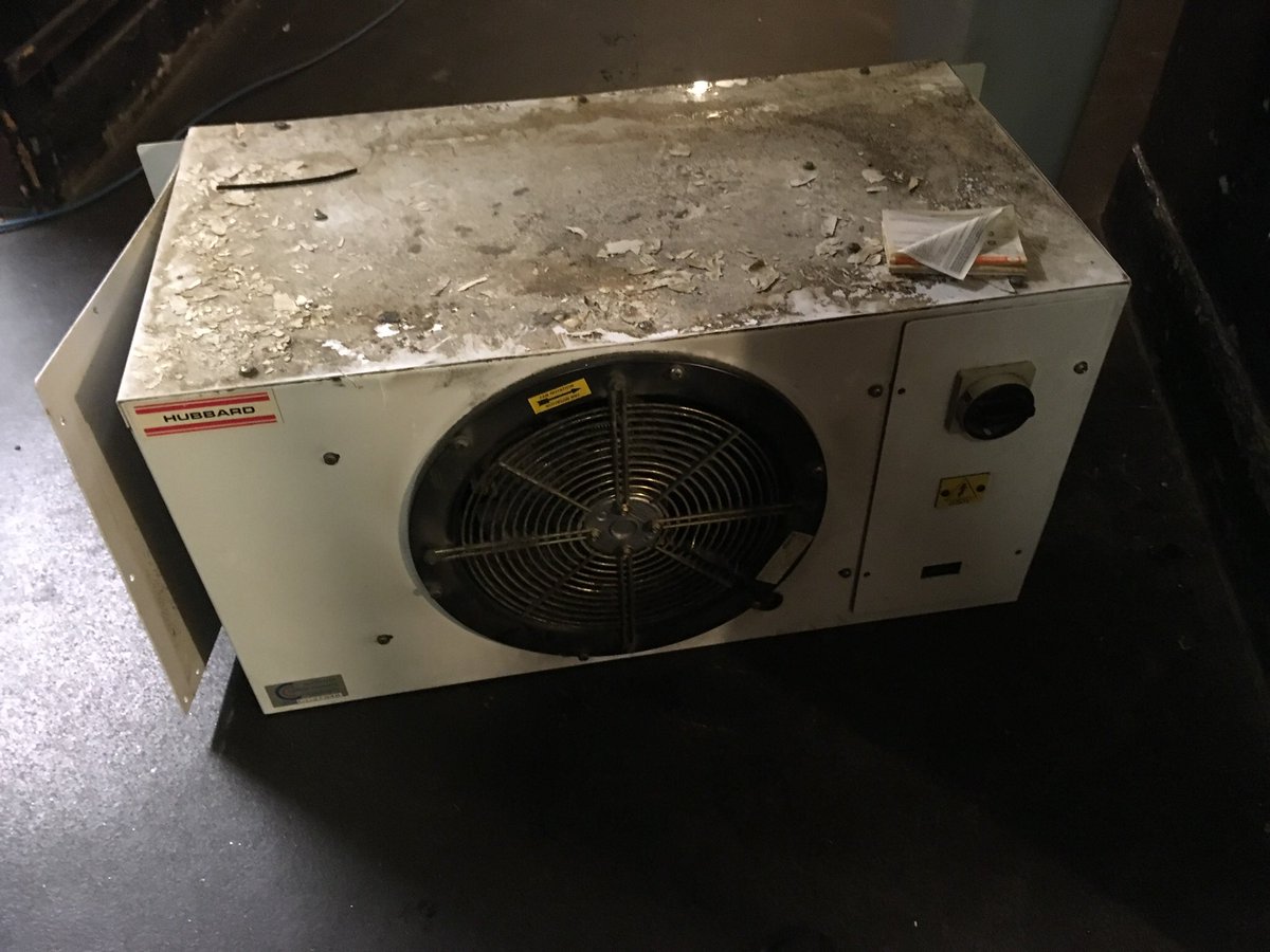 Out with the old and in with the new. Cellar Cooling Installation completed and commissioned on Friday :-)