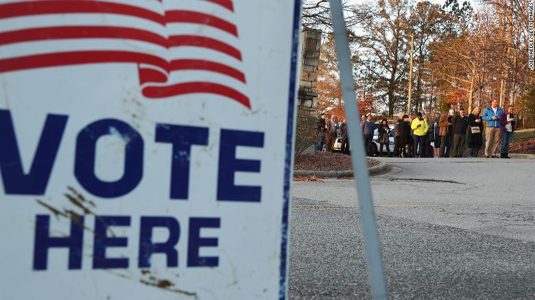 CNN's tweet photo. Democrats enjoy a 19-point advantage in New Jersey for the 2018 midterm elections among registered voters, according to a Monmouth University poll https://t.co/JG1Nqj3LHT https://t.co/rUmAMs8Jn3