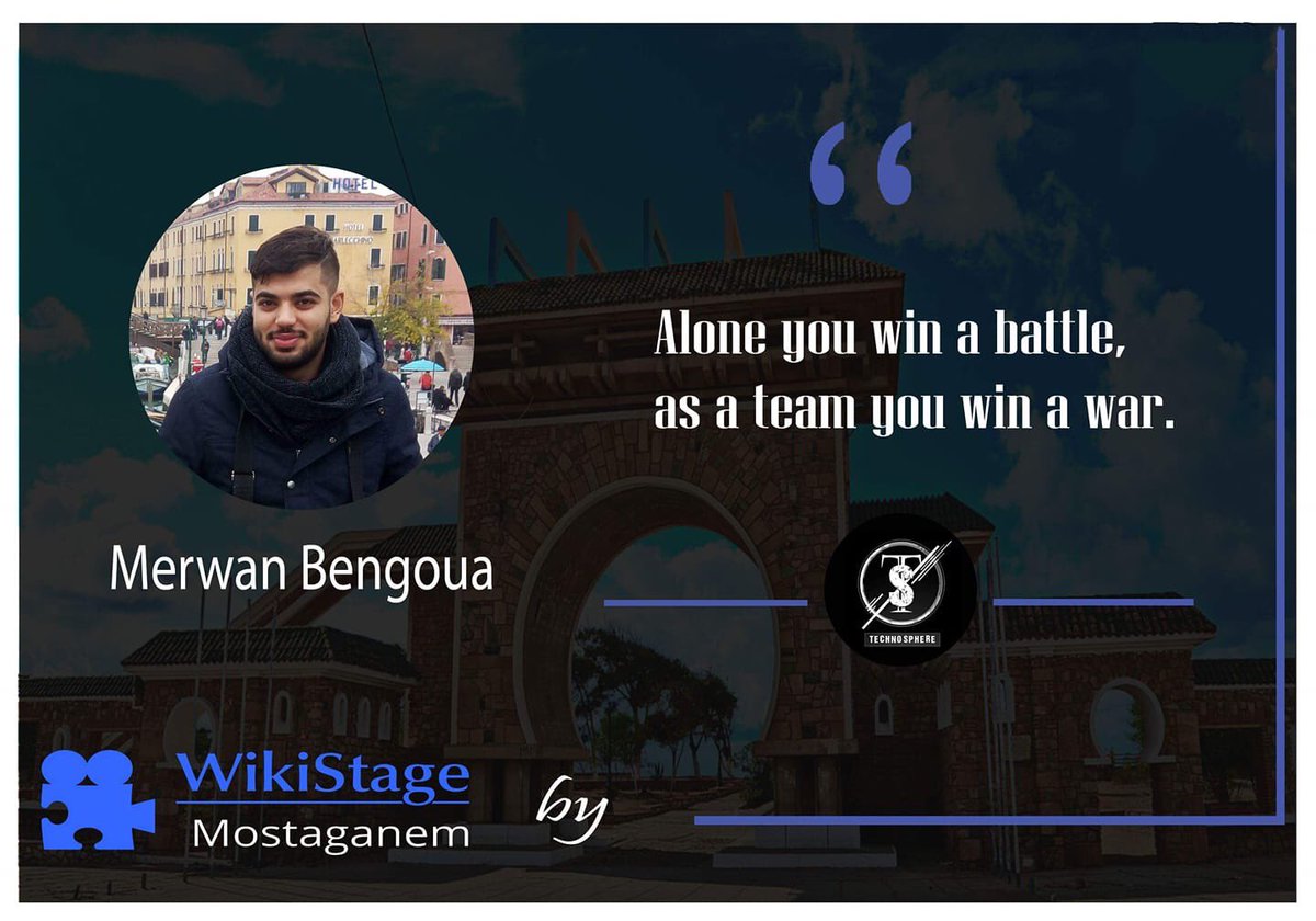 WikiStageMostag's tweet photo. #Wikistage_Mostaganem #First_Edition
#Wikistage_event #Ideas_For_Change
#TechnoSphere_Club
#Wikistage_Community
#Samedi_21_April_2k18
#Stay_tuned_for_registration https://t.co/EFYIe3qUPC