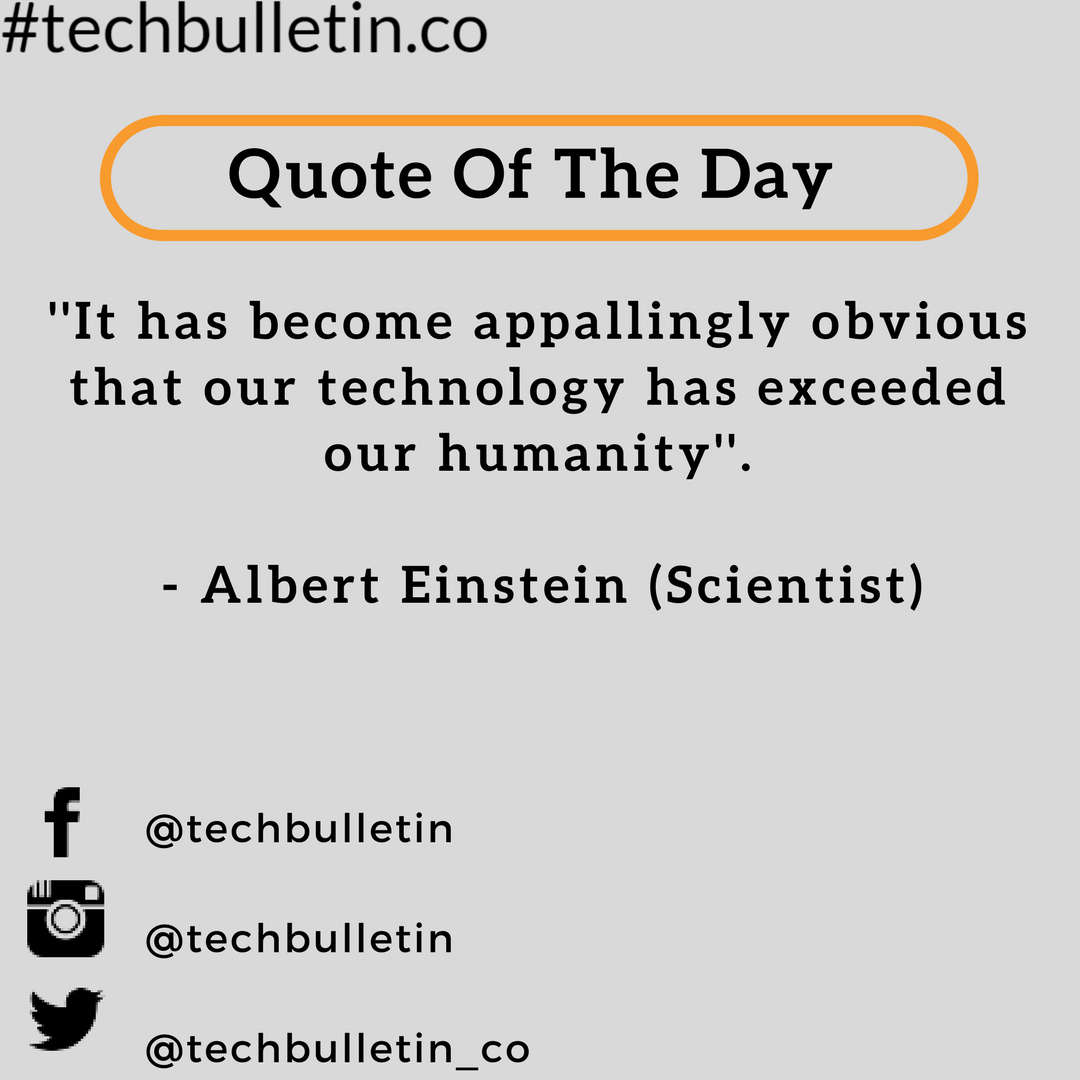 techbulletinuk's tweet photo. Techbulletin 'Quote of The Day' by Albert Einstein (Scientist)
#techbulletin #quoteoftheday #alberteinstein #scientist #inventor #theoretical #theoryofrelativity #science #philosophy #physics #quantum #mechanics #mathematics #photoelectriceffect #nobelprize #humanitarian https://t.co/6TCkb6Z1ph