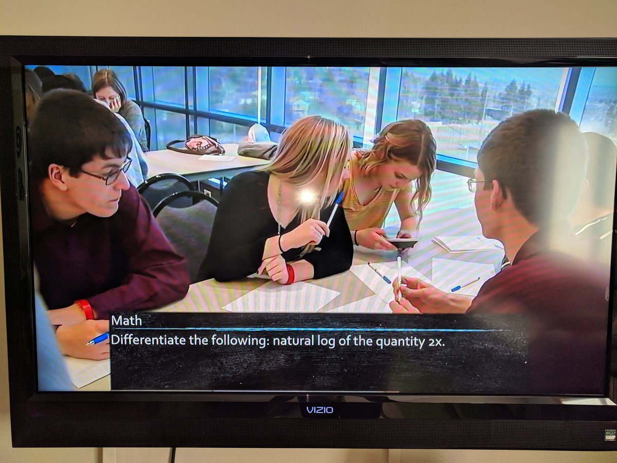 rrvec's tweet photo. If there is any doubt about how smart ND Students are... The Acalympics are on TV right now. #toughquestions #smartstudents #ndassp https://t.co/Dp7KLi2m9j