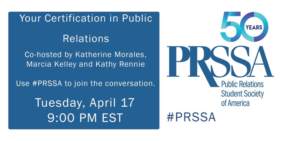 Prssa On Twitter Have You Heard Of The Pr Certification