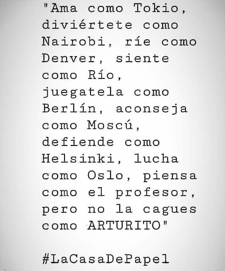Raul_Roma's tweet photo. Nunca pensé encontrar tanta sabiduría en una serie. #LaCasaDePapel2 🧐🤓😜 https://t.co/AO5IkkPkIP