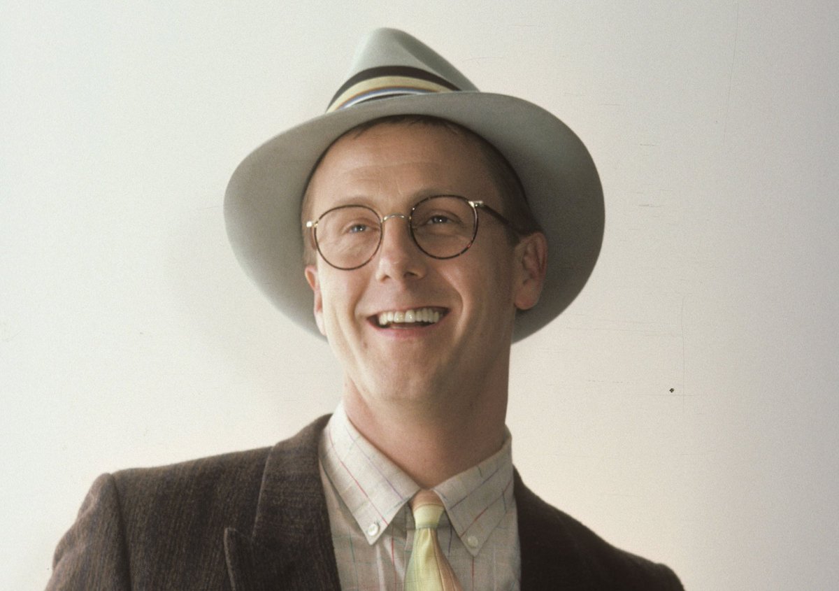 NBCNews's tweet photo. JUST IN: Harry Anderson, star of "Night Court," dies at 65, according to the Asheville Police Department. No foul play is suspected. https://t.co/dsSTKWdLEx