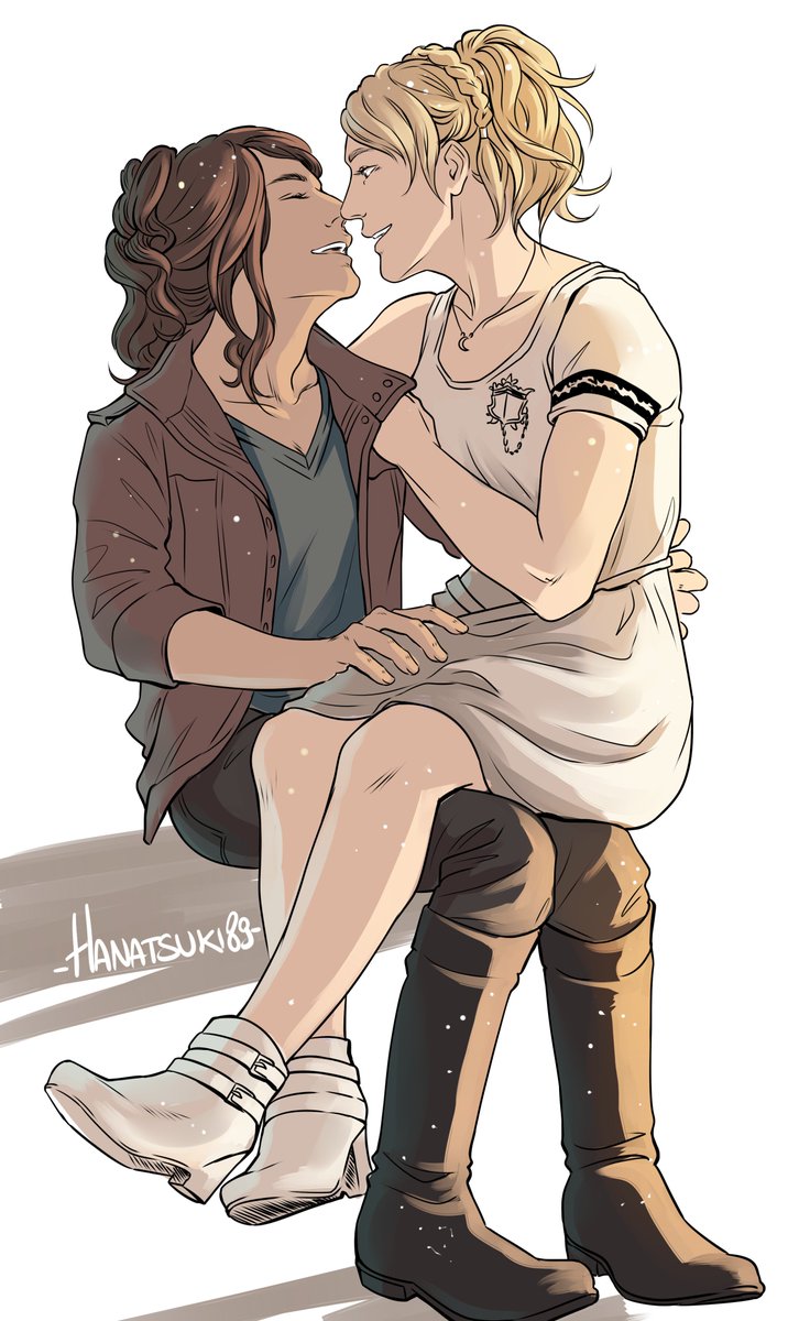 "Where might I find this brave soldier?"
(I know this is high-level rarepair, but Crowe and Luna being happy together makes me feel things)