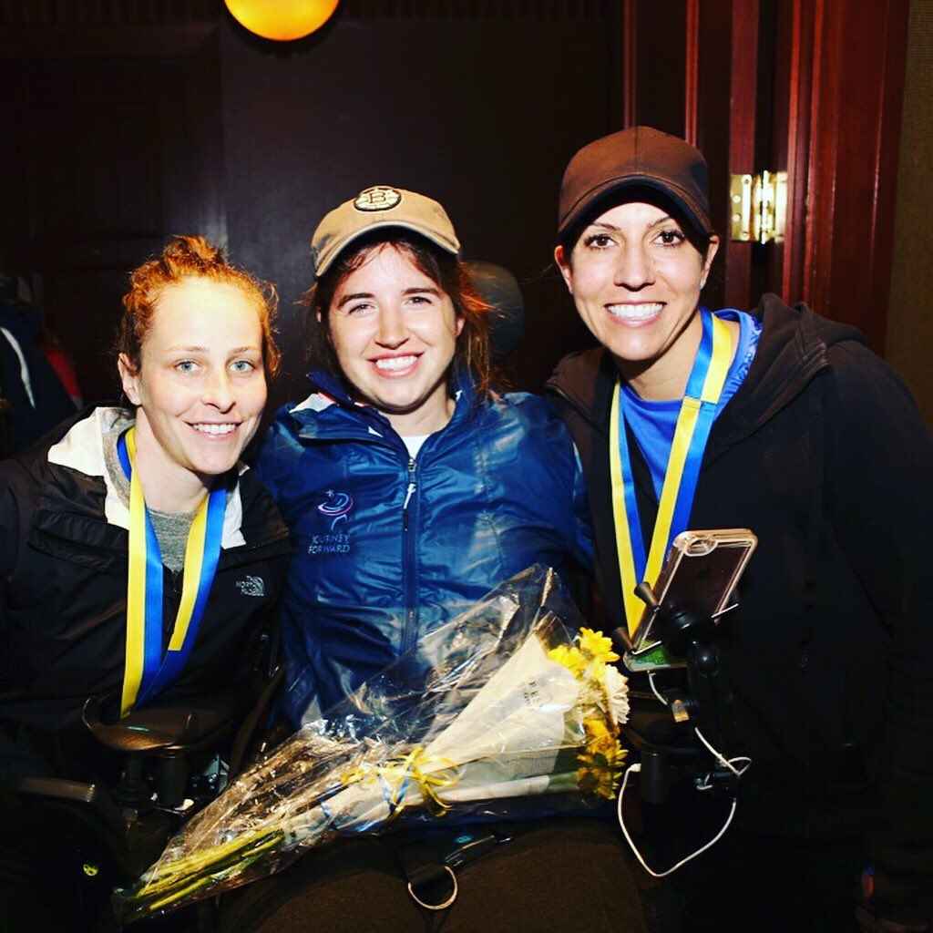 What a day! Honored to have run on behalf of <a href="/dlaing24/">Dion</a> &amp; <a href="/JourneyForward/">Journey Forward</a> 

Tough day out there, but every step was worth it. Can’t say thank you enough to my incredible running buddy &amp; amazing friends, family, supporters, fans, &amp; volunteers who made today a big win. #TeamDenna 💛